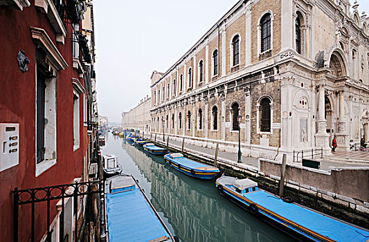 船,运河,威尼斯,威尼托,意大利,欧洲
