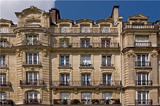 巴黎,公寓楼