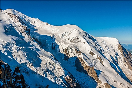 勃朗峰,山丘,夏蒙尼,阿尔卑斯山,法国