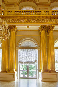 金色,宫殿,门廊