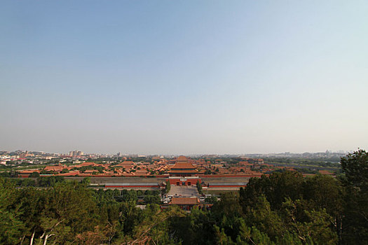 故宫博物院神武门全景