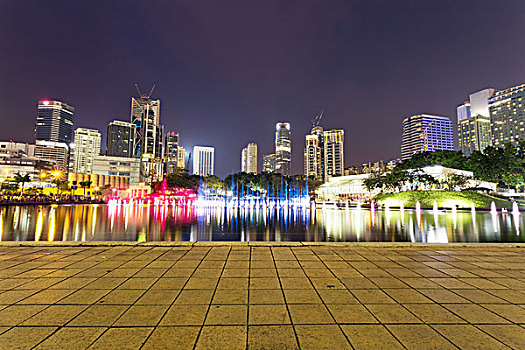 音乐,喷泉,吉隆坡