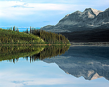 小,湖,西部,加拿大西北地区,加拿大