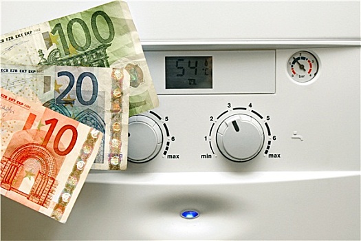 房子,加热,锅炉,欧元,钱