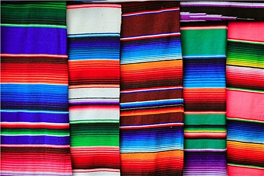 墨西哥,布,彩色,图案,纹理