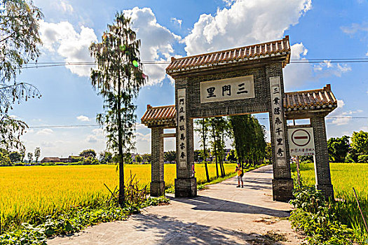 广东开平碉楼三门里村