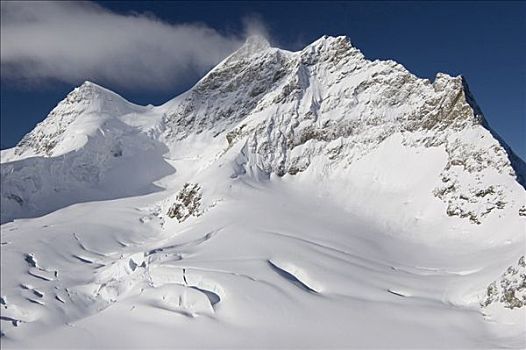 少女峰,伯恩高地,冰河,阿尔卑斯山,山,瑞士