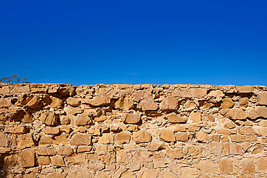 堡垒,砖石建筑,墙壁,特写,西班牙