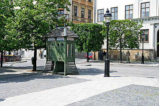 斯德哥尔摩街头电话亭