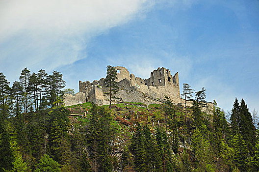 奥地利,提洛尔,城堡遗迹