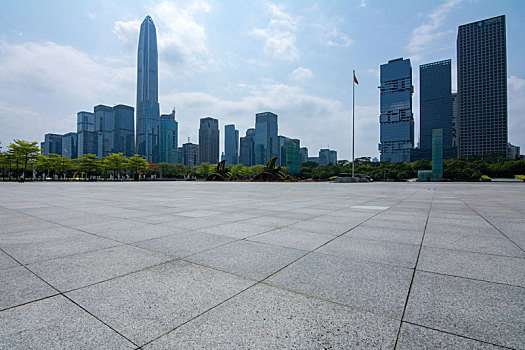 深圳市民广场路面城市建筑