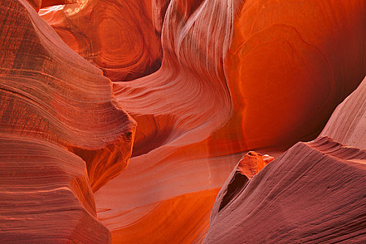 岩石构造,羚羊,峡谷,页岩,亚利桑那,美国