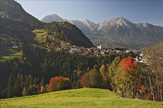 匹兹河谷,阿尔卑斯山,提洛尔,奥地利,欧洲