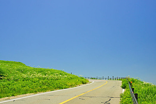 全景,线条,熊本,日本