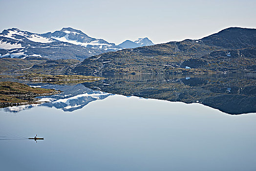 山景,湖