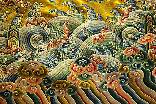 清朝龙袍纹饰