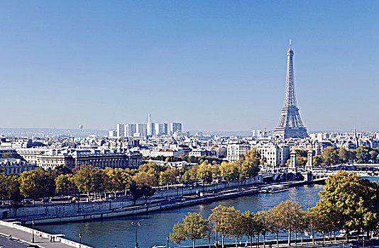 法国,法兰西岛,巴黎,赛纳河,河,左边,堤岸