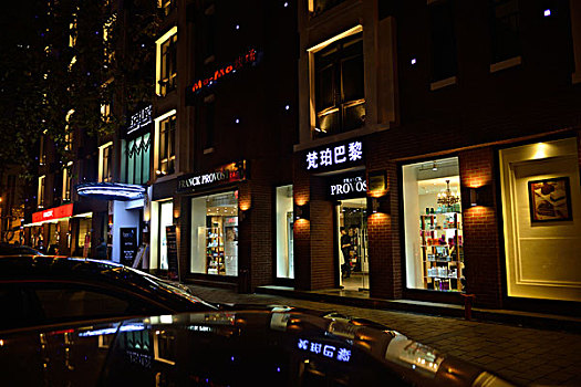 上海小马路夜景