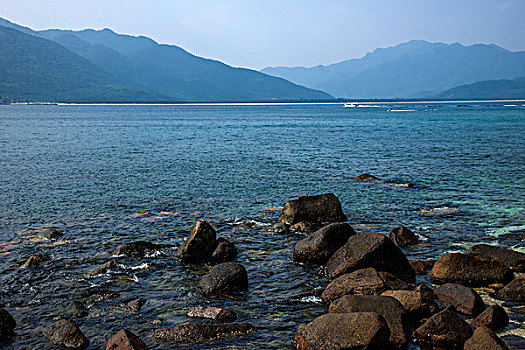 海南陵水分界洲岛前途无量景观海岸