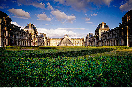 户外,卢浮宫,巴黎,法国