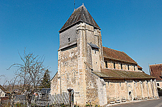 法国,中心,卢瓦尔谢尔省,圣徒,教堂,12世纪