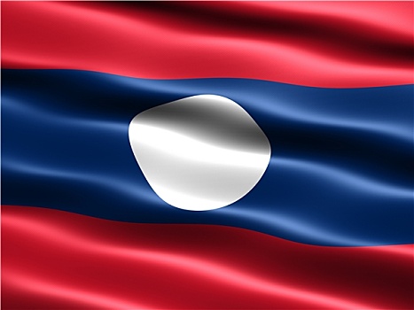 旗帜,老挝