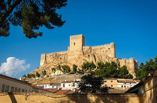 阿尔曼萨,城堡,卡斯蒂利亚,拉曼查,西班牙