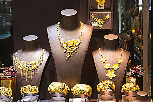 珠宝店,橱窗展示,澳门,中国