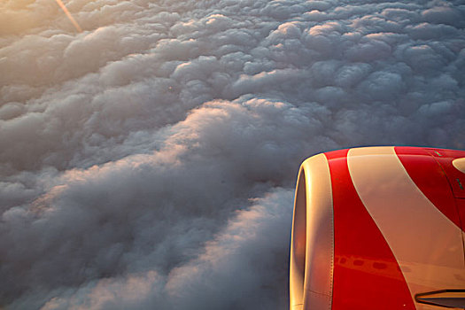 高空飞行,空中美景