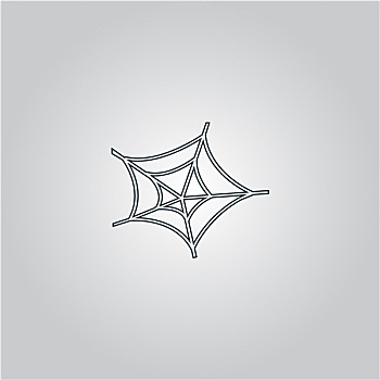 蜘蛛网,象征