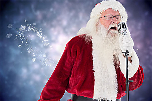圣诞老人,唱,圣诞节,歌曲