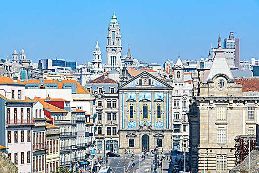 教堂,波尔图,市政厅,背景,葡萄牙