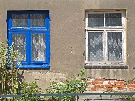 窗口,蓝色