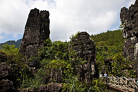 黄果树,天星桥,岩石,景点,壮观,奇观,自然,美景,罕见,稀有,旅游,资源,贵州