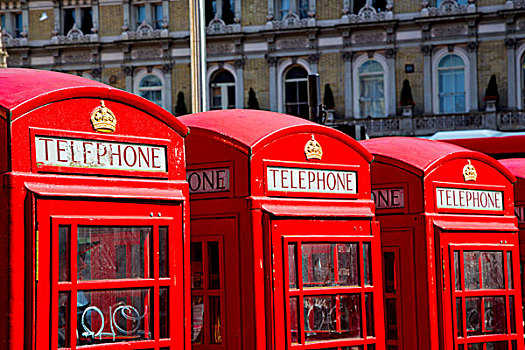电话,英格兰,伦敦,废弃,盒子,经典,英国,象征