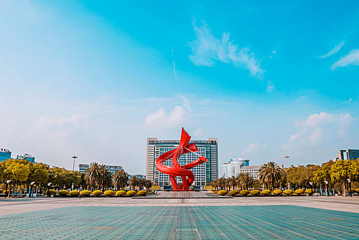 东莞行政中心广场雕塑