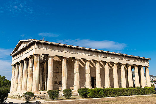 庙宇,古安哥拉遗址,雅典,希腊,欧洲