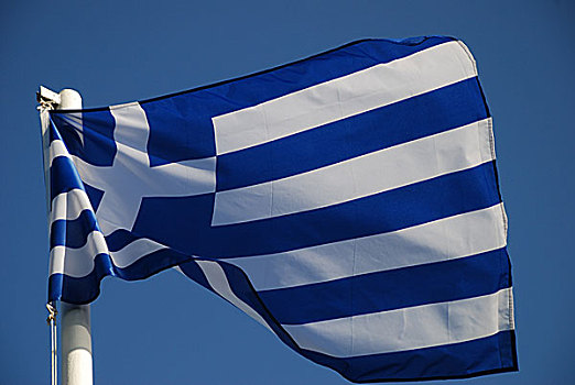 希腊,旗帜,欧元