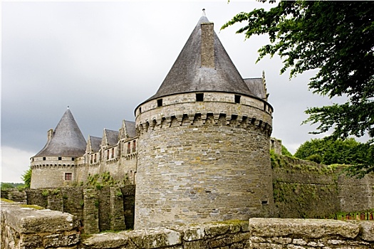 城堡,布列塔尼半岛,法国