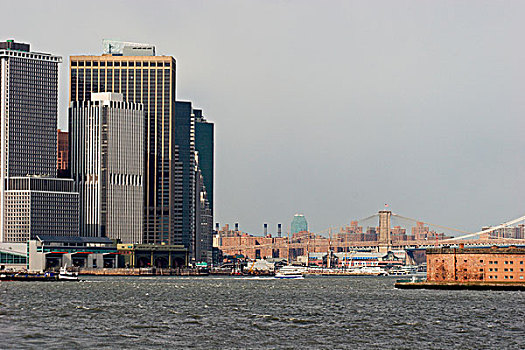 纽约港,东河,布鲁克林大桥