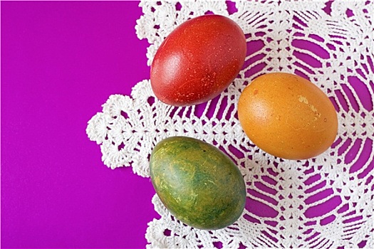 复活节彩蛋,装饰,餐巾