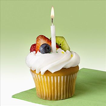 生日,杯形蛋糕