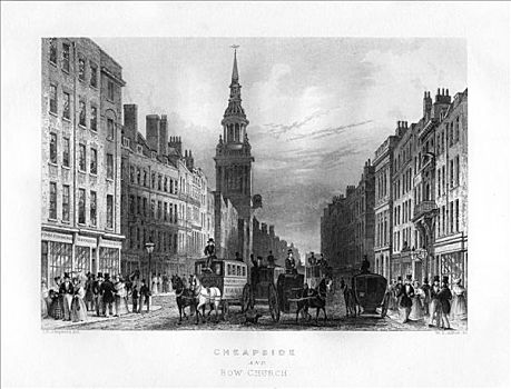 教堂,伦敦,19世纪,艺术家