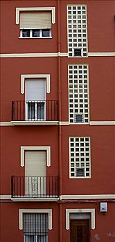 露台,建筑,西班牙