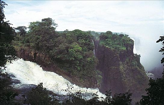 维多利亚瀑布,瀑布,津巴布韦,非洲