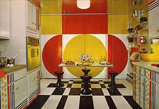 厨房,70年代