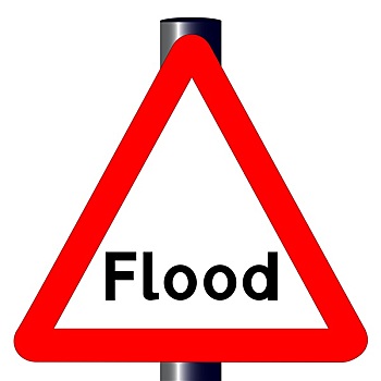 洪水,交通标志