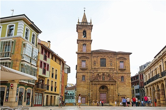 教堂,中心,奥维耶多,阿斯图里亚斯,西班牙