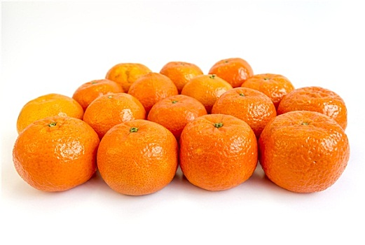柑橘,白色背景
