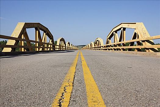 桥,上方,加拿大,河,66号公路,俄克拉荷马,美国